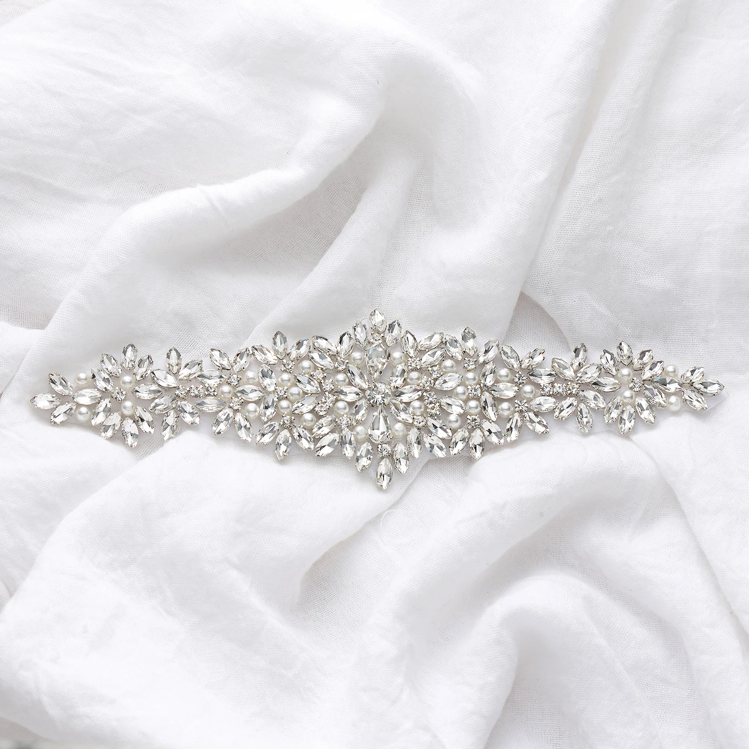 (1 шт.) Свадебные бисерные Стразы для шитья жемчужной аппликацией свадебных