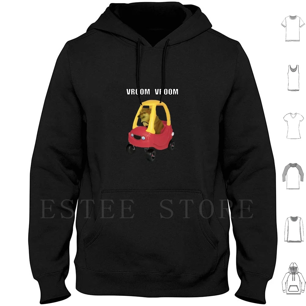 Фото Cheems Car Толстовка с длинным рукавом King Cheems Doge Meme Twitch Peepo Cheems Car Cheemsburbger Walter Автомобиль Игрушечный автомобиль Cheems Toys №1