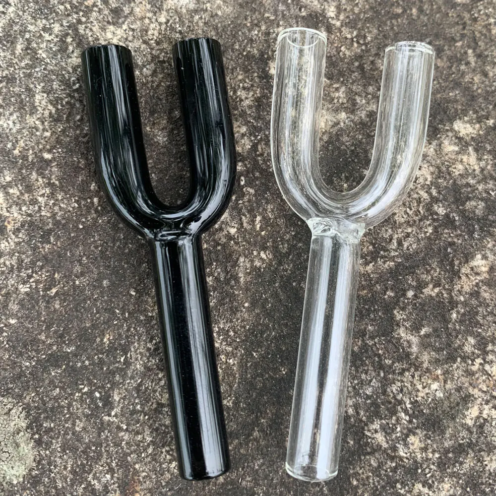 2 шт. чистые стеклянные двойные трубки нюхатель трубка Гувер HOOTEER нюхательный