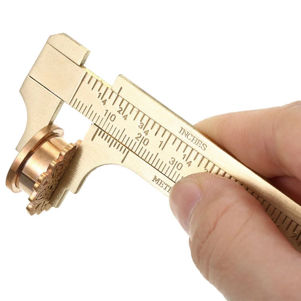 

Gauge Caliper Inch millimeters Measuring Portable Pocket Home Workshop