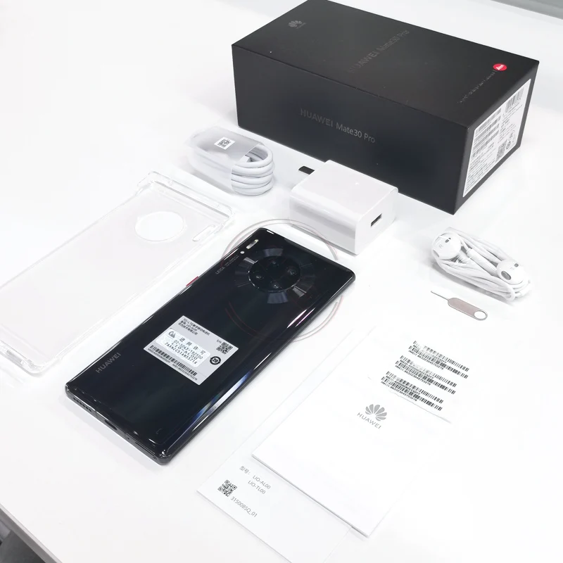 Huawei mate 30 pro 5G Кирин 6 53 дюйма глобальная ПЗУ водонепроницаемый 88 ° OLED поддержка Google