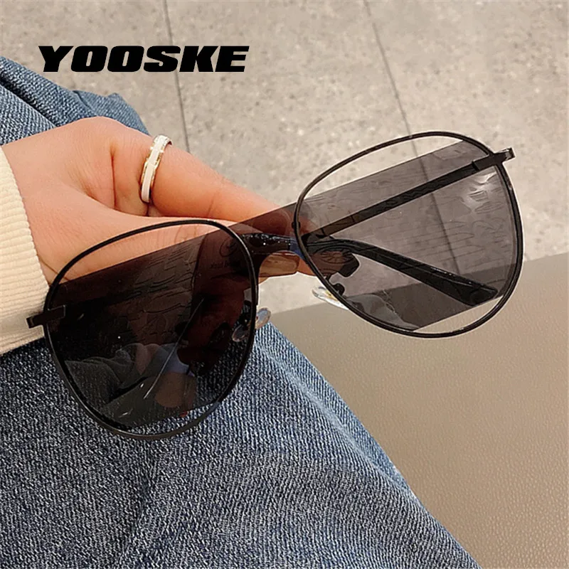 

YOOSKE Classic Vintage Sunglasses Men Women Luxury Designer Shades Sun Glasses Ladies Hollow Design Eyeglasses UV400