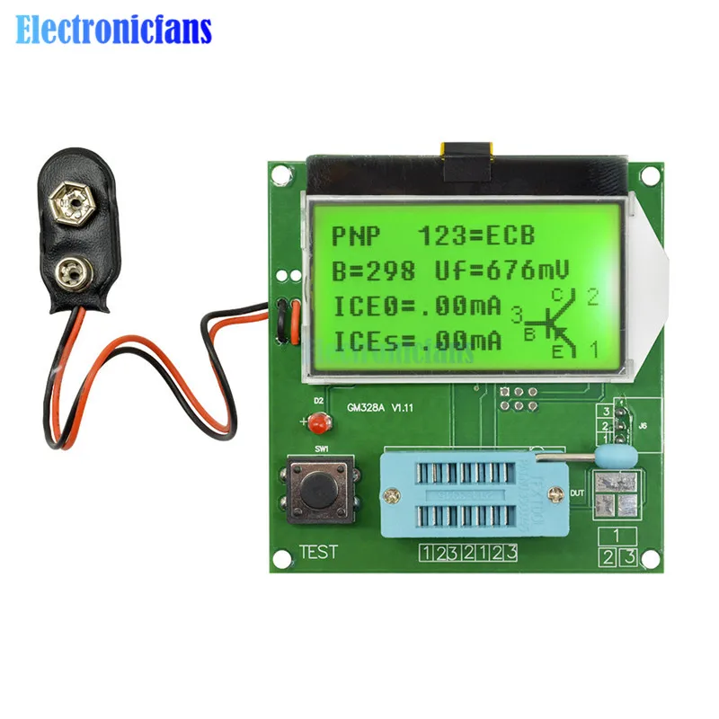 Новое поступление компонент GM328A тестер транзисторов Графический волновой
