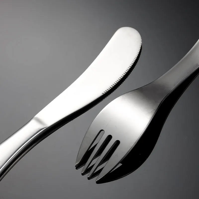 Набор столовых приборов детский из нержавеющей стали мультяшный набор 4 в виде