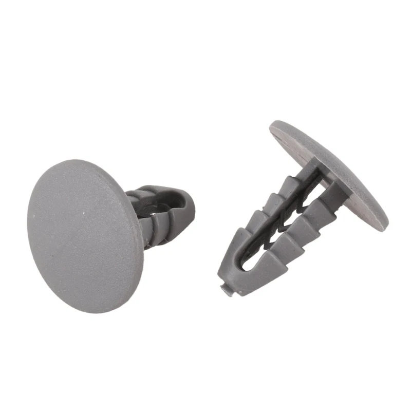 NEW-50PCS 8mm Hole Gray Plastic Rivet Door Push in CLip for Car | Автомобили и мотоциклы
