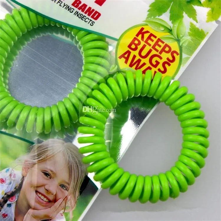 

TOP quality Mosquito Repellent Band Bracelets Anti Mosquito Pure Natural Adults and children Wrist band mixed colors Pest Contro