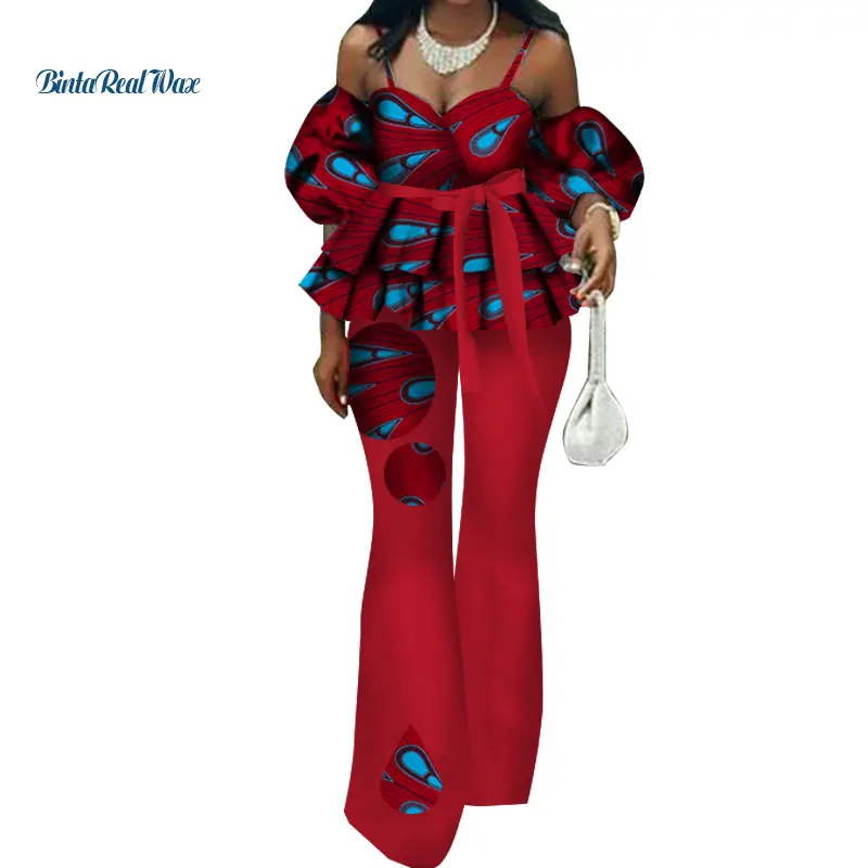 Женский комплект из двух предметов топ на тонких бретельках с оборками и