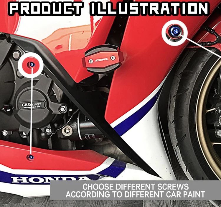 201 шт. аксессуары для мотоциклов алюминиевый обтекатель комплект винтов с