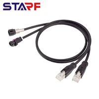 hsd plug harness to rj45 crystal head network cable interface lvds bora hsd 4p female head assembled z type
