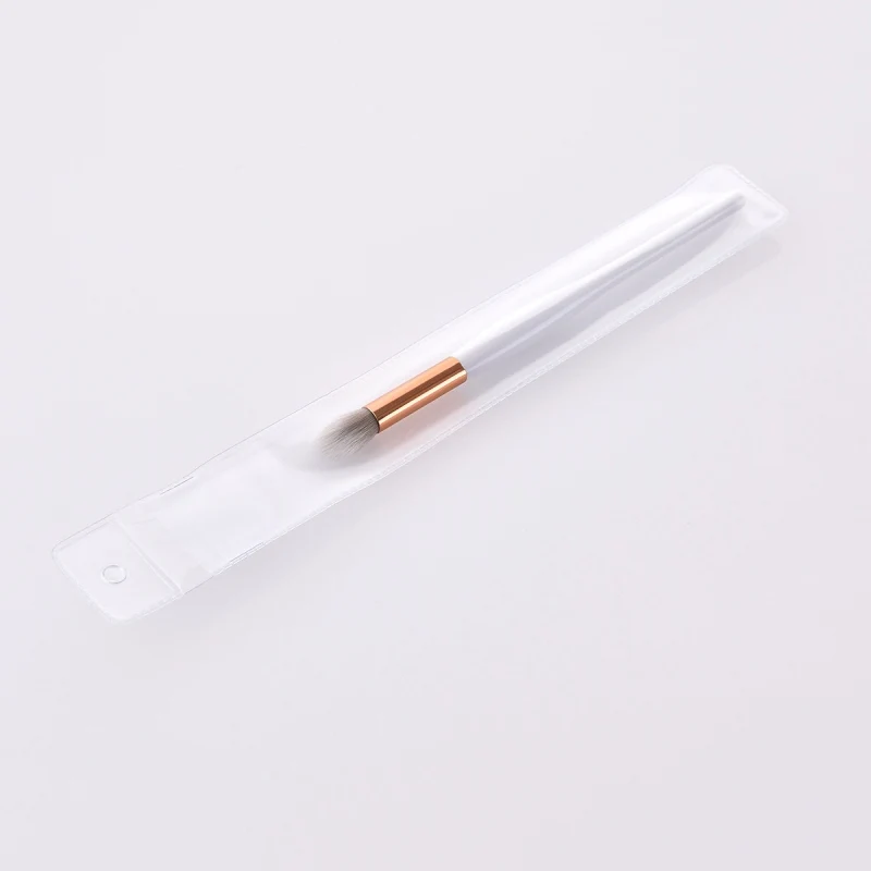 Small flame brush Кисть для макияжа, высокое качество, мягкая синтетическая деревянная ручка, маленькая кисть для беременных, кисть для теней, румян, кисть для бровей, инструменты для макияжа - Handle Color: Small flame brush