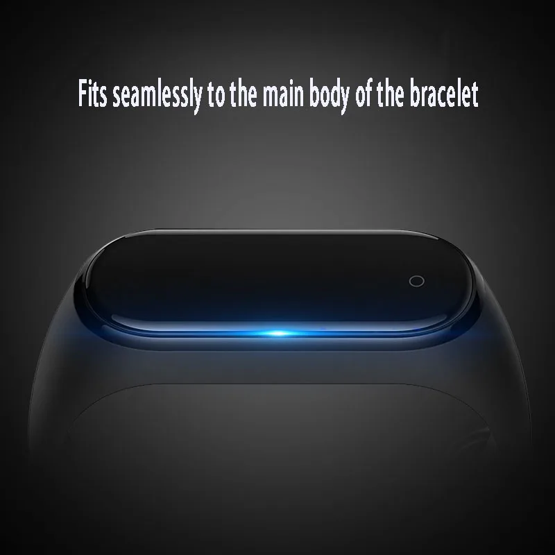 Ремешок для часов Mi band 3 4 5 6 7 версия NFC Воздухопроницаемый силиконовый ремешок