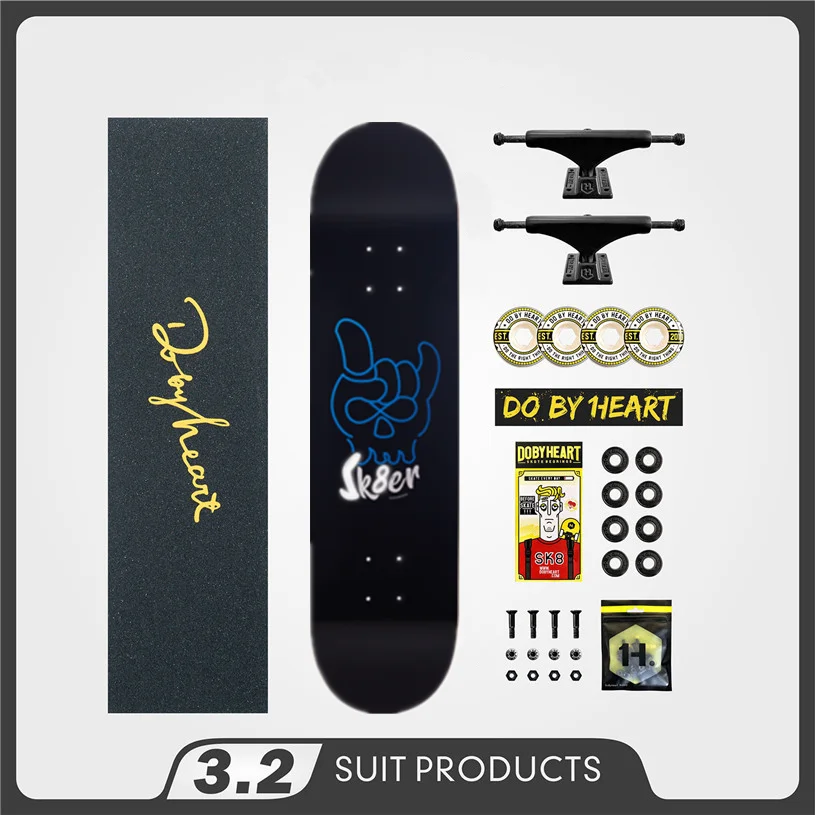 SK8ER завершена скейт Панели 8 25 125 0 дюймов колеса скейтборда и грузовых автомобилей