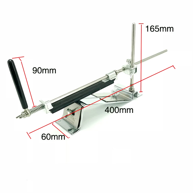 

RUIXIN Professional Kitchen Knife Sharpener Whetstone Updated Multifunction Fixed Angle Sharpening System Apex Edge Honing Tools