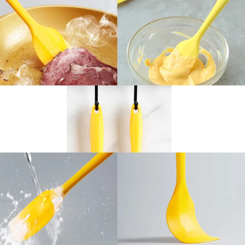 1 шт. инструменты для торта силиконовый крем масло торт шпатель скребок