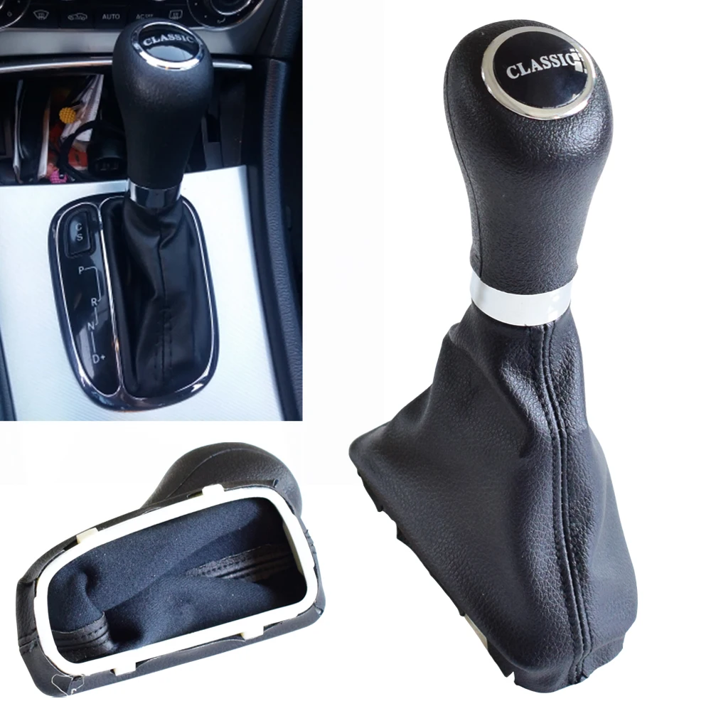 

For AVANTGARDE ELEGANCE CLASSIC For Mercedes Benz C Class W203 W209 Car Gear AT Shift Stick Lever Knob With Dust-Proof Cover