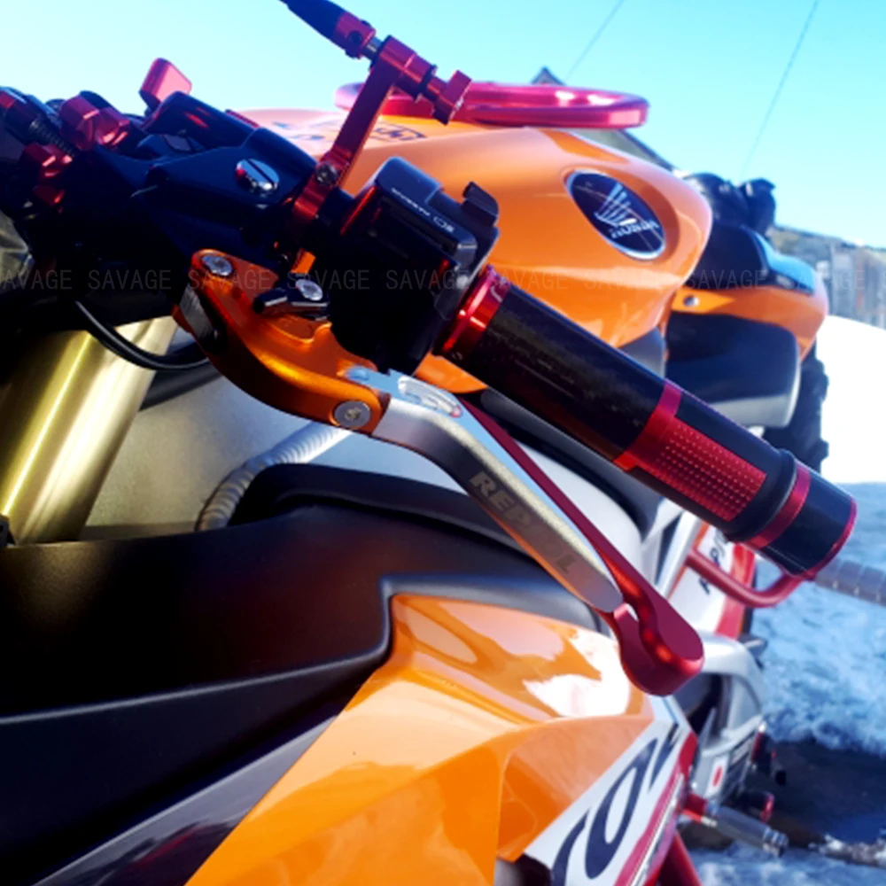 

Brake Clutch Lever For HONDA CBR1000RR 2004-2019 CBR600RR 2003-2018 CBR RR Motorcycle Accessories Folding Extendable Logo REPSOL