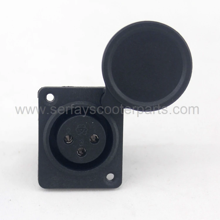 Запчасти для скутеров зарядный порт XLR с крышкой зарядное устройство 10 шт. в