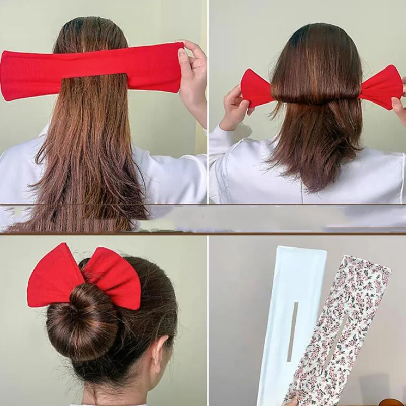 

Женская лента для волос с узелком, лента для волос с принтом в пучок, повязка на голову, летняя заколка для волос, модные тканевые ленты для в...