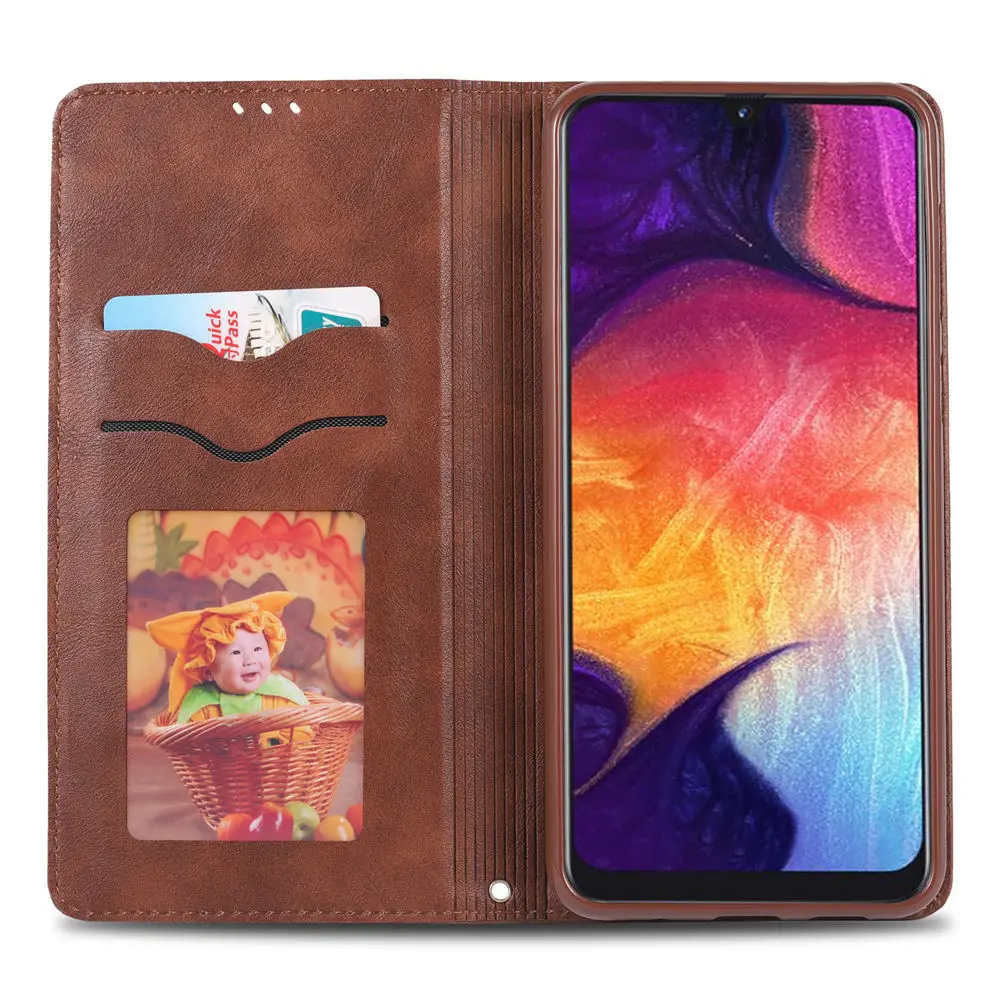 Для galaxy a10 a20 a30 a40 a50 a60 a70 Модный чехол s для samsung A90 A80 A40S A20E A10E из искусственной кожи чехол-бумажник чехол с флип-стойкой