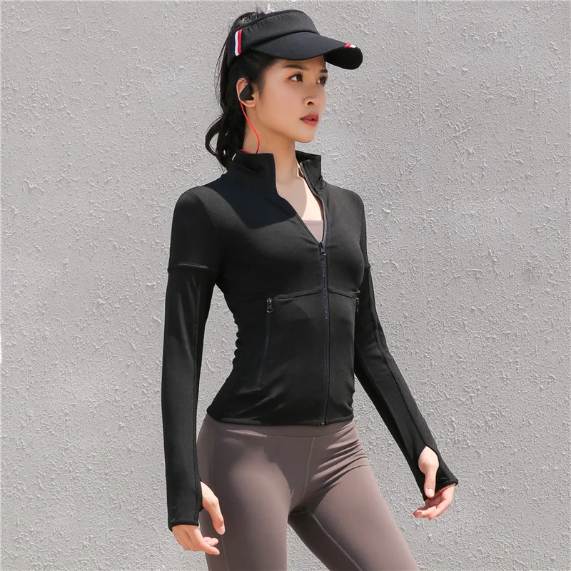 Новая комбинированная тонкая одежда для йоги на осень и зиму быстросохнущая