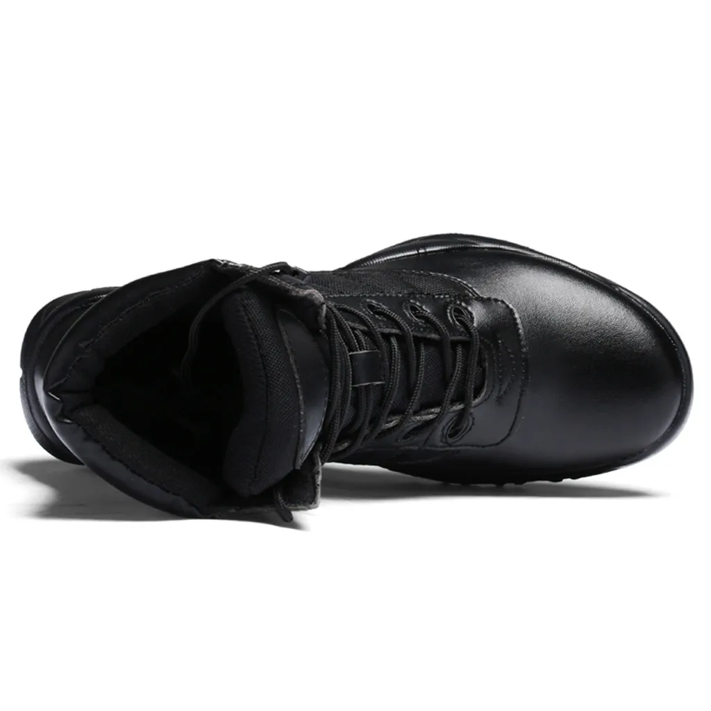 

New Waterproof Men Tactical Military Boots Desert Boots Hiking Camouflage High-top Desert Men's Boots Fashion Work Men's shoes