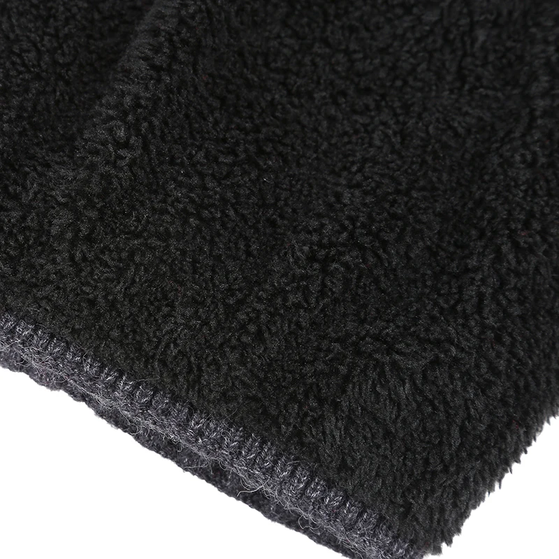 

Fashion Men Skullies Beanies Knitted Hat Winter Baggy Hats For Women Plain Warm Male Gorros Bonnet Caps Thicken Solid Beanies