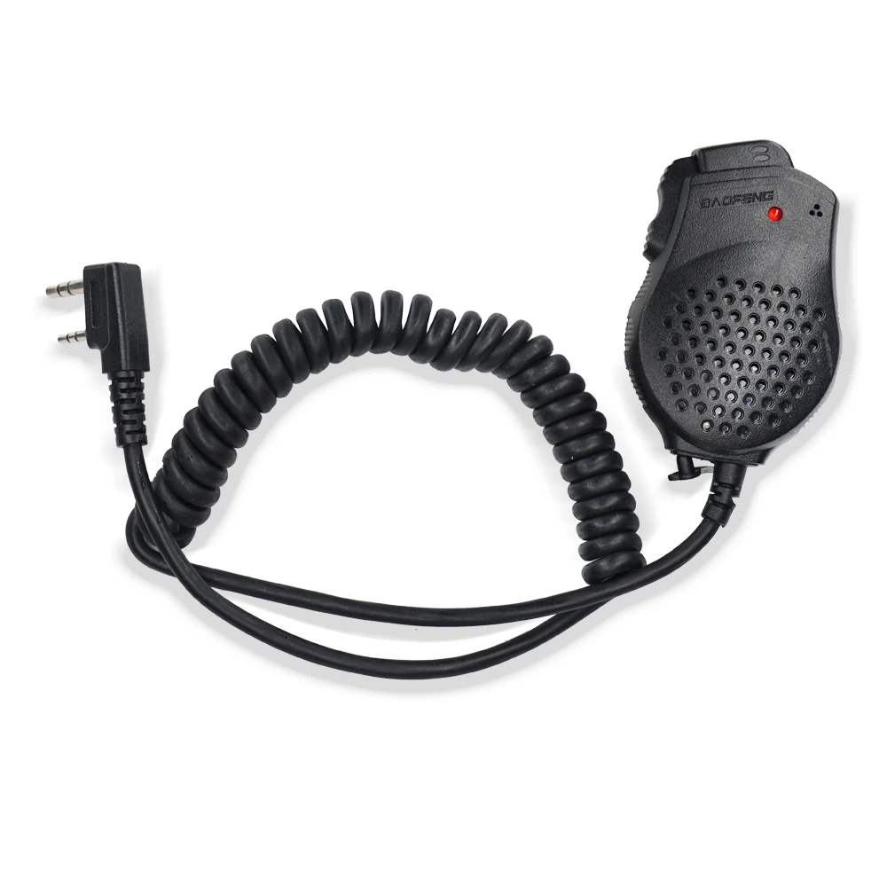 2 шт. Оригинал Baofeng UV 82 Dual PTT Динамик микрофон для иди и болтай Walkie Talkie “иди UV82 H9 BF 888S