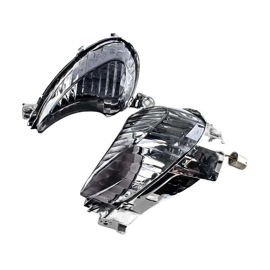 

For Suzuki Hayabusa GSXR1300 2008-10 Front Turn Signal Indicator Blinker Lens Smoke Clear