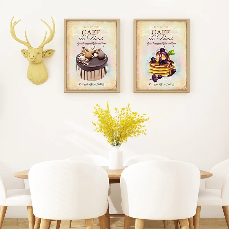 Скандинавский постер винтажный современный минималистичный кофейный десерт