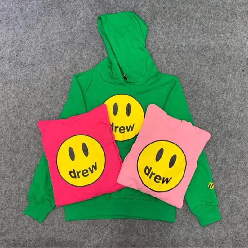 Drew House/толстовка с талисманом для мужчин и женщин, Харадзюку, свободная толстовка, странные вещи, Sudadera Hombre, мужская Толстовка