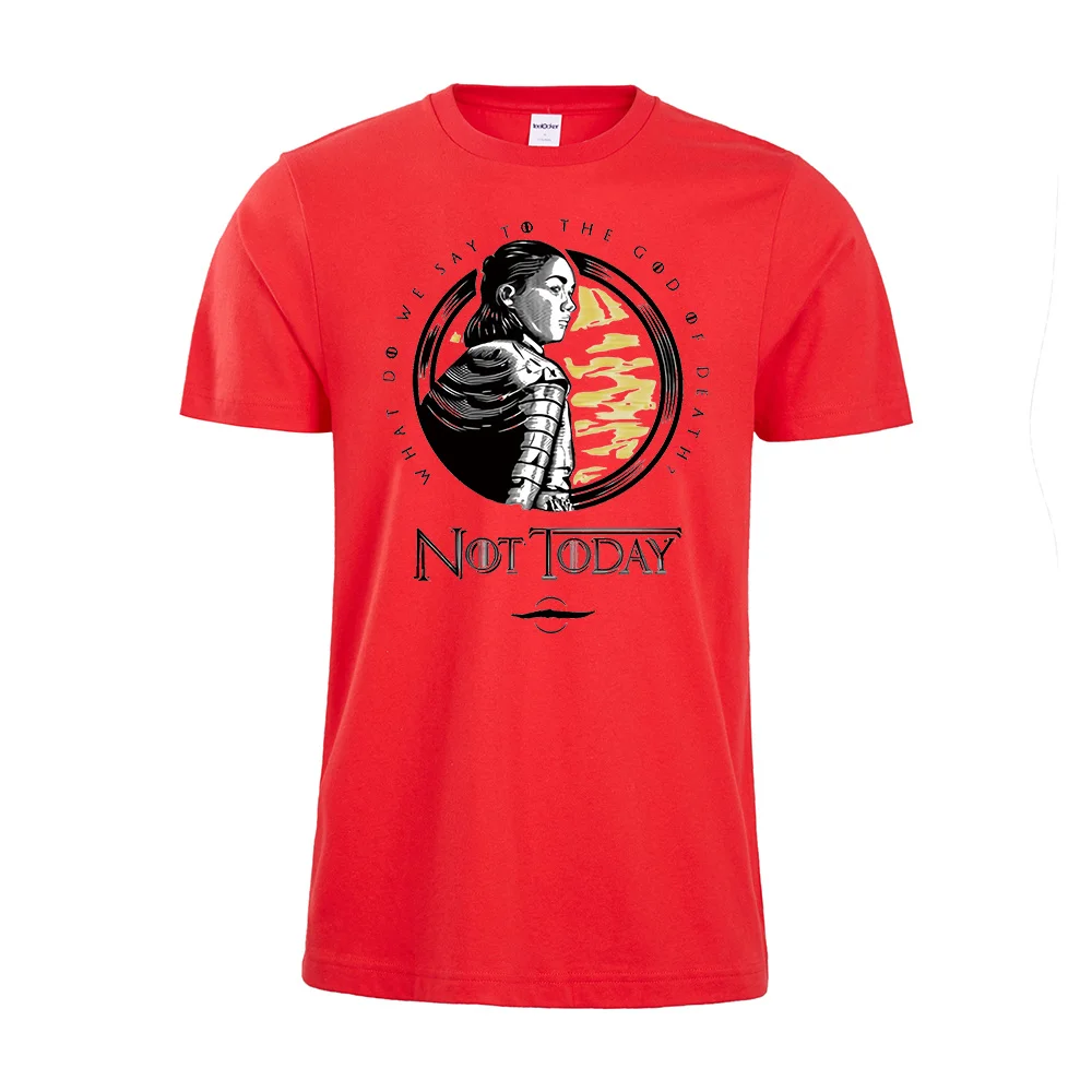 Not Today футболка Ария Старк Футболка Игра престолов рубашка что мы сказать бог