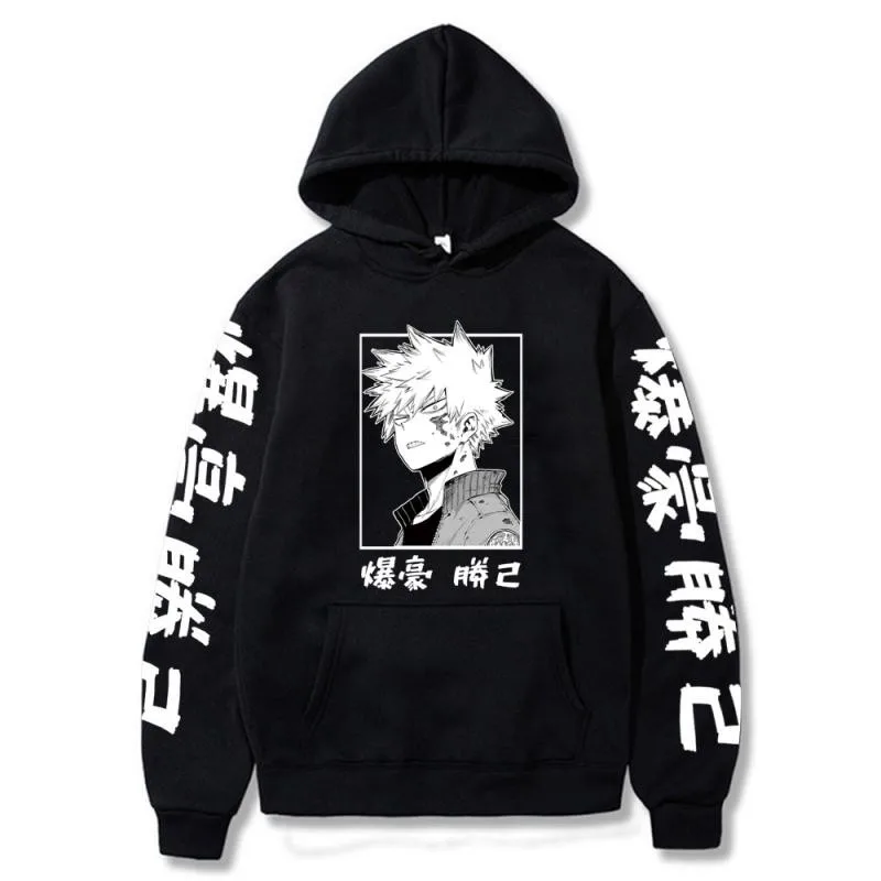 

Толстовка с капюшоном My Hero моя геройская Академия Katsuki Bakugo унисекс Одежда для мужчин и женщин Moleton