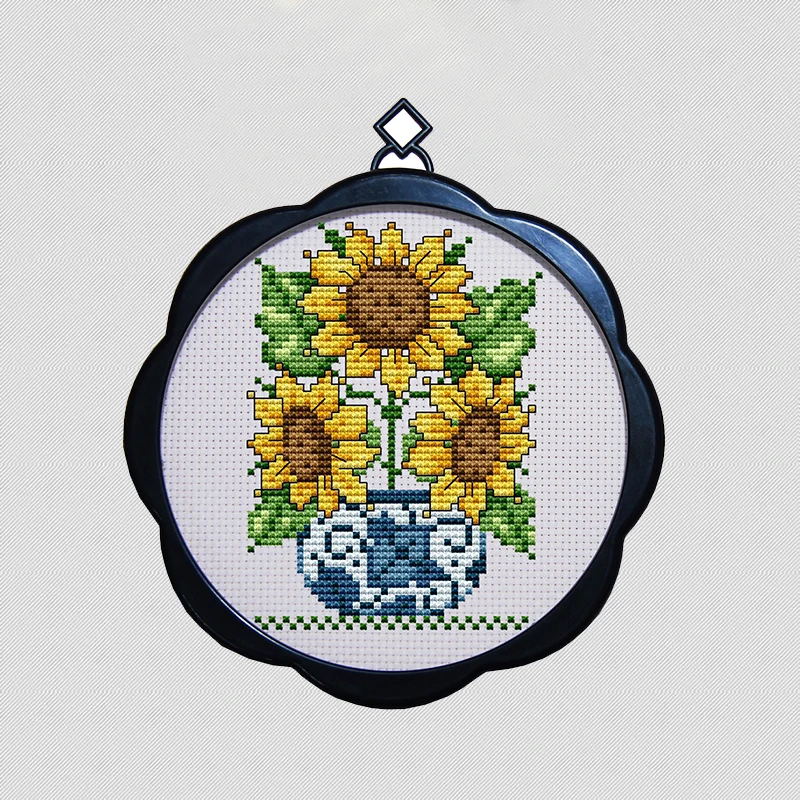 Милая мультяшная фоторамка с маленьким Китом вышивка крестиком простое ремесло