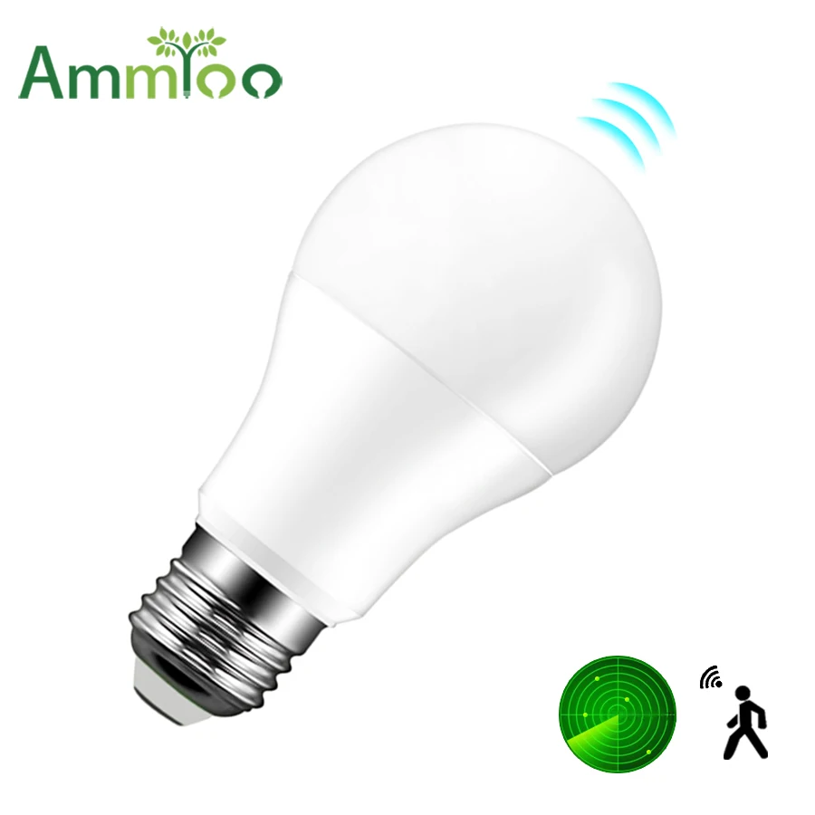 Ночной светильник с датчиком движения 220 В радар датчик умный детектор PIR смарт