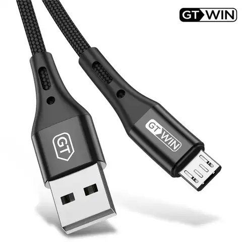 GTWIN 3A Micro USB кабель для быстрой зарядки Micro USB кабель для передачи данных Шнур для Xiaomi Android мобильный телефон зарядное устройство провода 0,5 HDMI ...