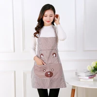 cute cooking kitchen apron for woman men chef waiter cafe shop bbq hairdresser aprons bibs kitchen accessory