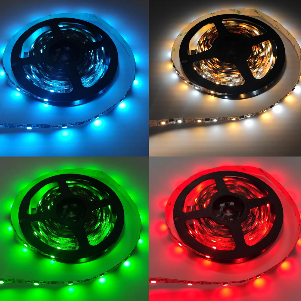 DC5V Zigbee мини USB Управление RGB + CCT светодиодная полоса 1 м 2 3 4 5 Гибкие светодиодные