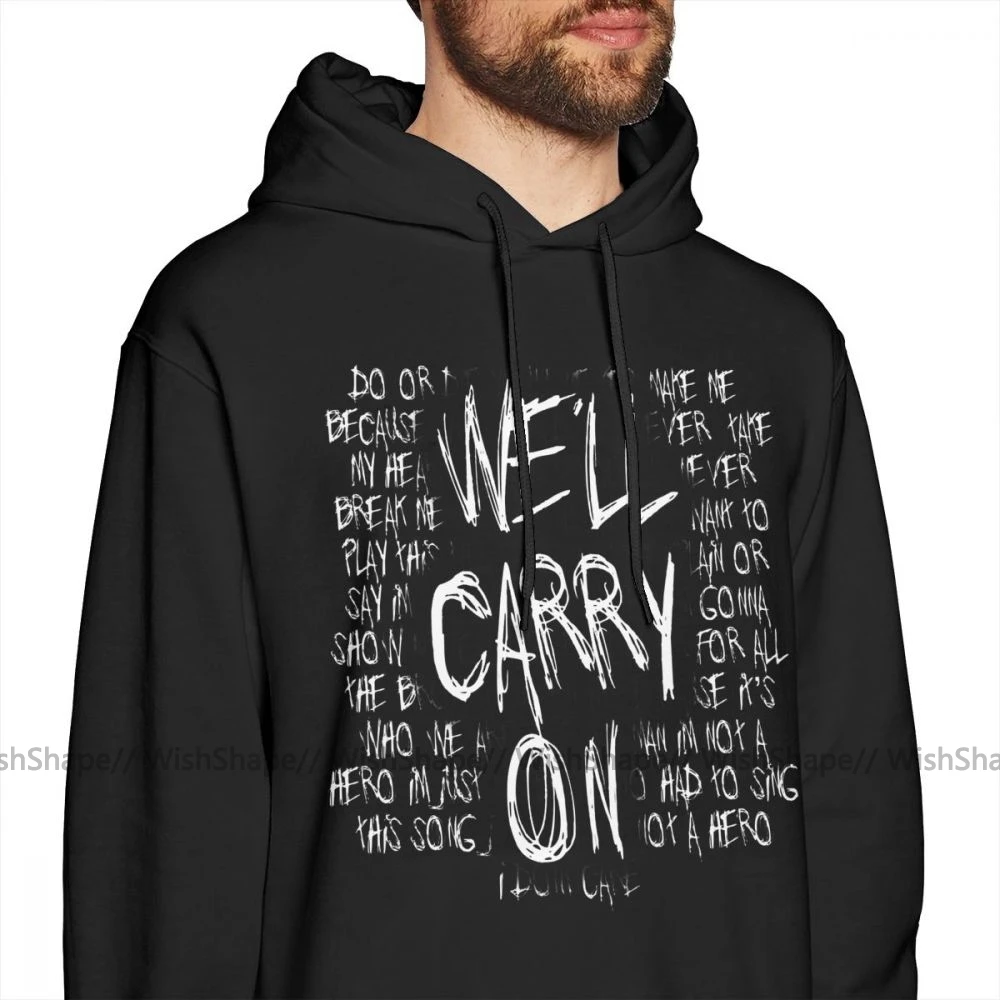 My Chemical Romance Hoodie We Ll Carry On Hoodies хлопковый Свободный пуловер с капюшоном XL популярные