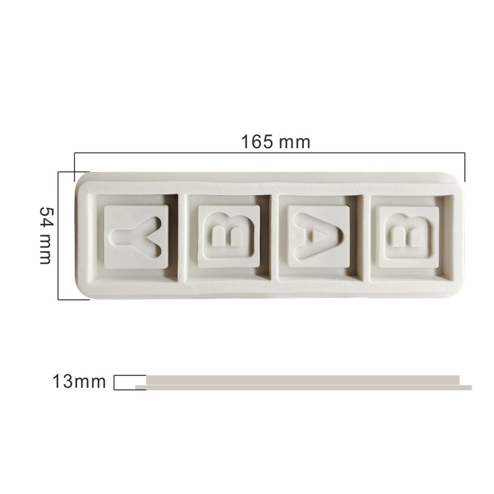 &quotBABY&quot Алфавит силиконовая форма diy шоколадная для выпечки детский душ