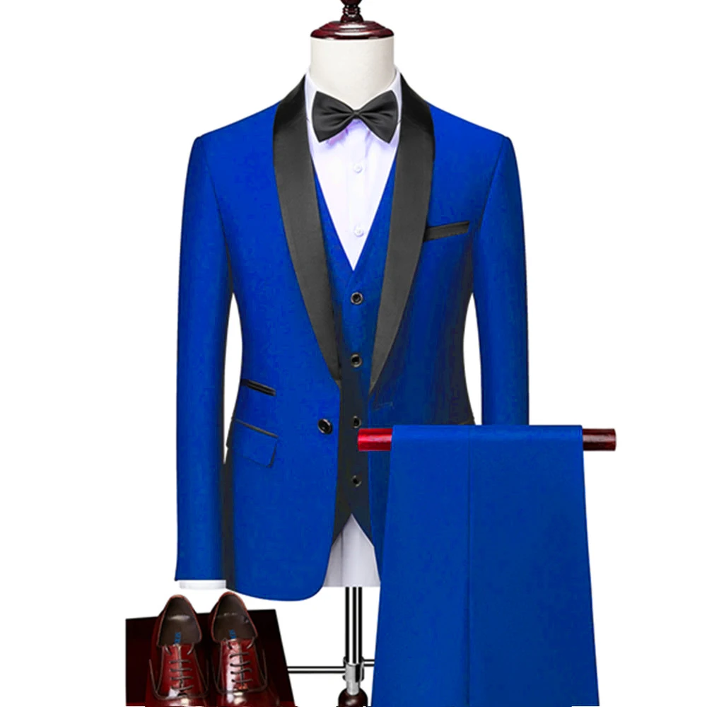 Conjunto de chaqueta y pantalones para hombre, traje ajustado de talla grande 5XL, 6XL, para fiesta de boda, otoño