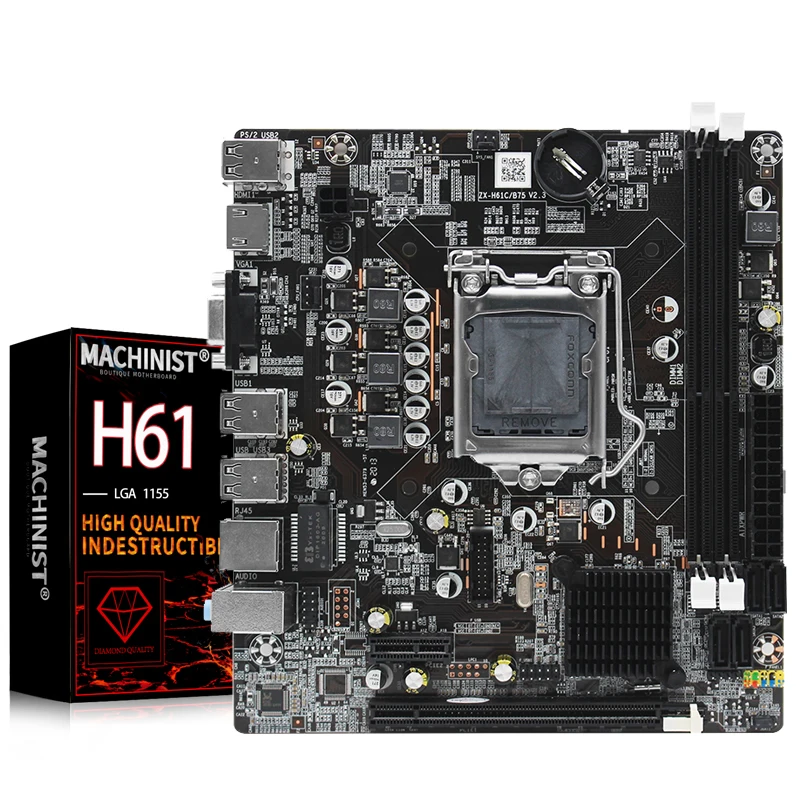H61 настольная материнская плата LGA 1155 поддержка DDR3 16 Гб оперативной памяти и