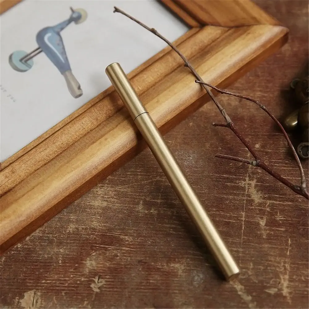 Металлическая шариковая ручка из латуни 0 7 мм роскошная нержавеющей стали с