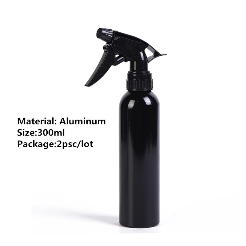 2 шт./лот Профессиональный спрей для татуировок бутылка воды серебристый черный