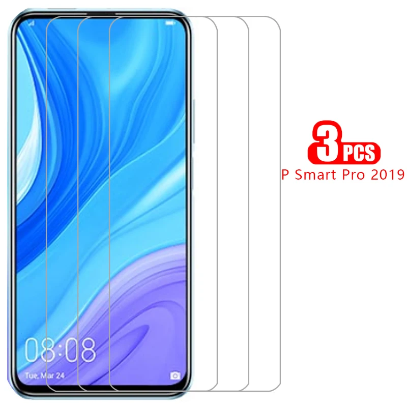 

protective tempered glass for huawei p smart pro 2019 screen protector on psmart psmartpro safety film huawe huawi huwei hawei