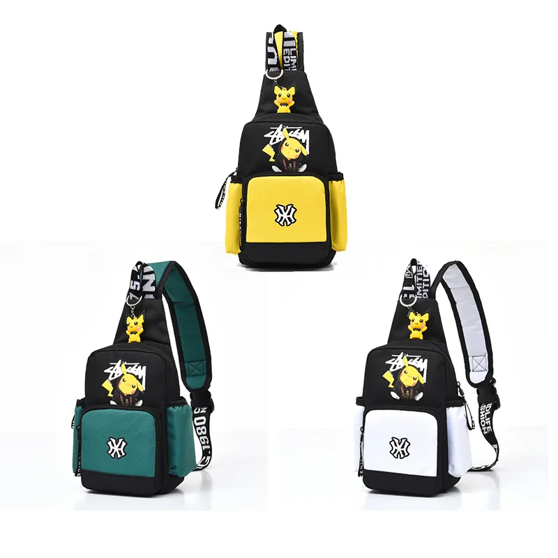 Сумка через плечо с принтом аниме го Пикачу покемонами повседневная на одно