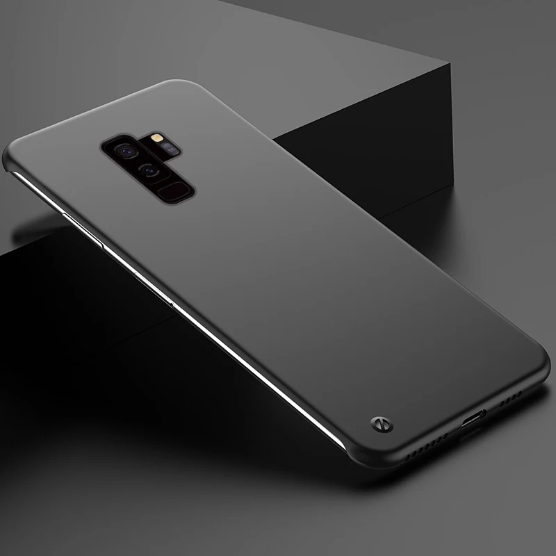 Ультра тонкие роскошные безрамочные Чехлы для samsung Galaxy S9 S10 Plus Note 10 9 S9 S10 Plus, жесткие Матовые чехлы без рамки, бампер