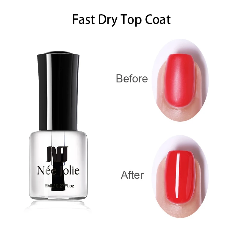 Fast Dry Top Coat Ни Джоли 8 мл 3,5 серый розовый цвет лак для ногтей 70 Цвета полу-прозрачная; Нейл-арт лак телесного цвета продолжительный блеск для ногтей дизайн - Цвет: Fast Dry Top Coat