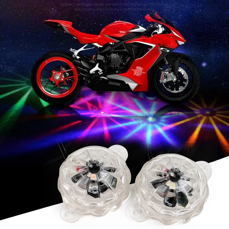 1 шт. светильник светодиодный для мотоцикла шасси автомобиля атмосферная лампа 12