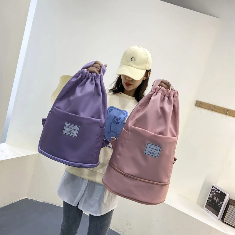 Yoga Sports Women's Bag Wet Dry Separation Backpack Shoulder Storage Handbag Beach Waterproof Fitness Special Swimming Equipment