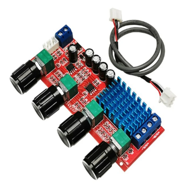 

TPA3116 2.0 Amplifier Board Car Digital Audio Amplifier 80Wx2 TPA3116 Home TREBLE MIDDLE BASS Adjust for Speaker